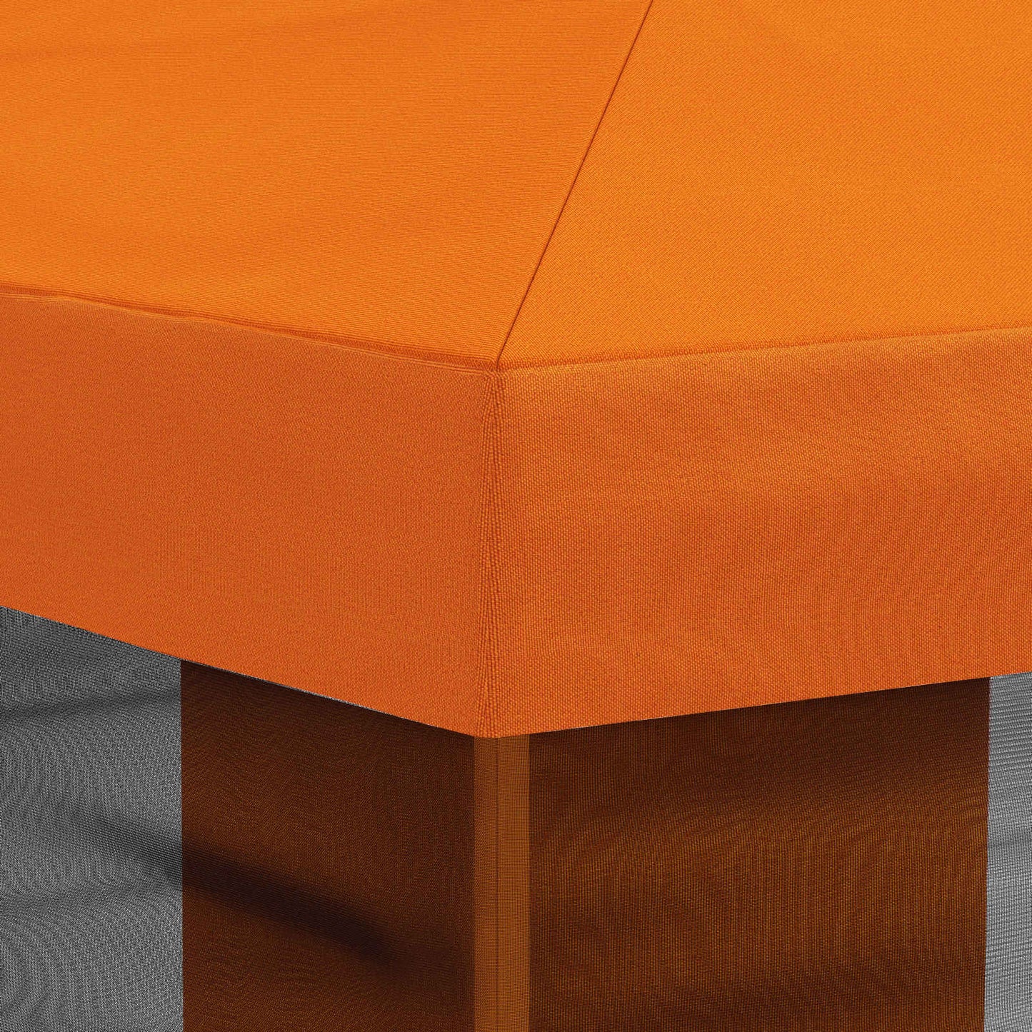 vidaXL Gazebo Cover with Sidewalls Orange 600.5 x 300.5 cm Polyester