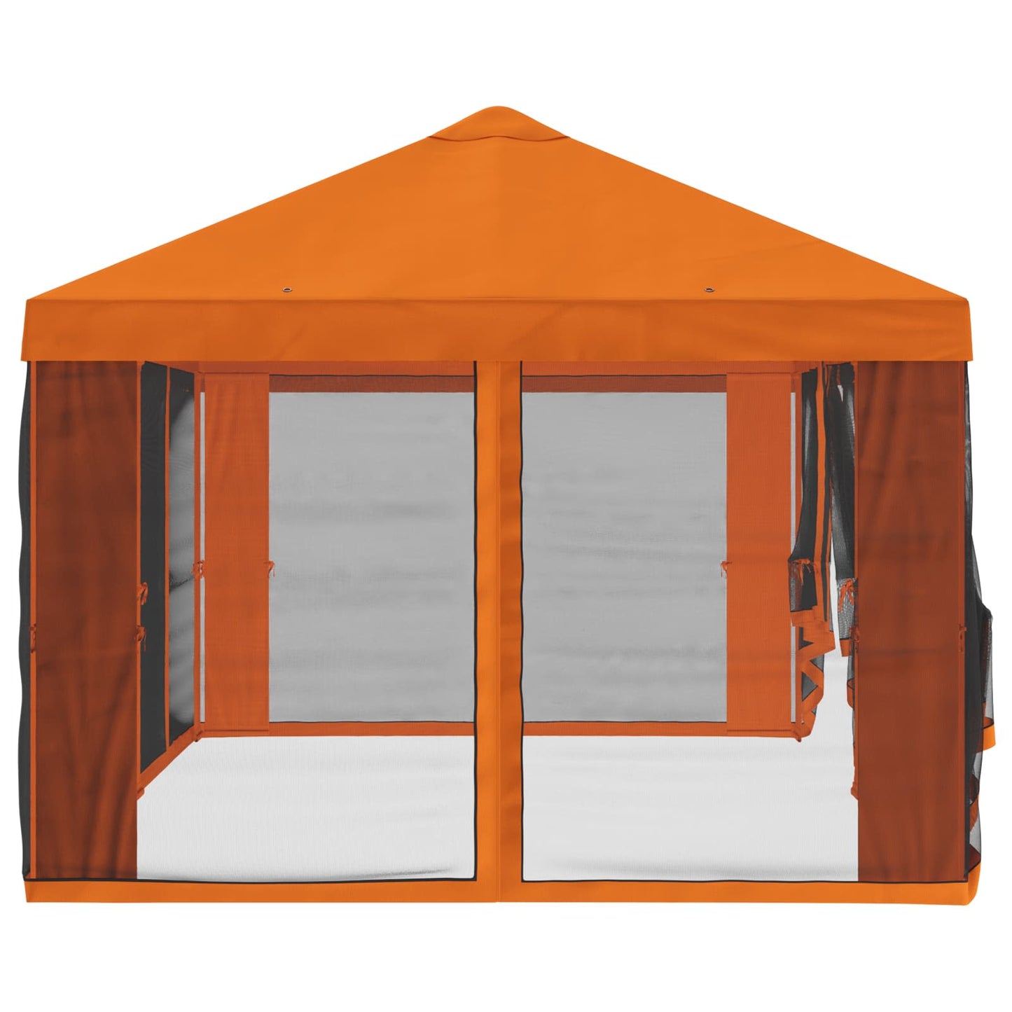 vidaXL Gazebo Cover with Sidewalls Orange 600.5 x 300.5 cm Polyester