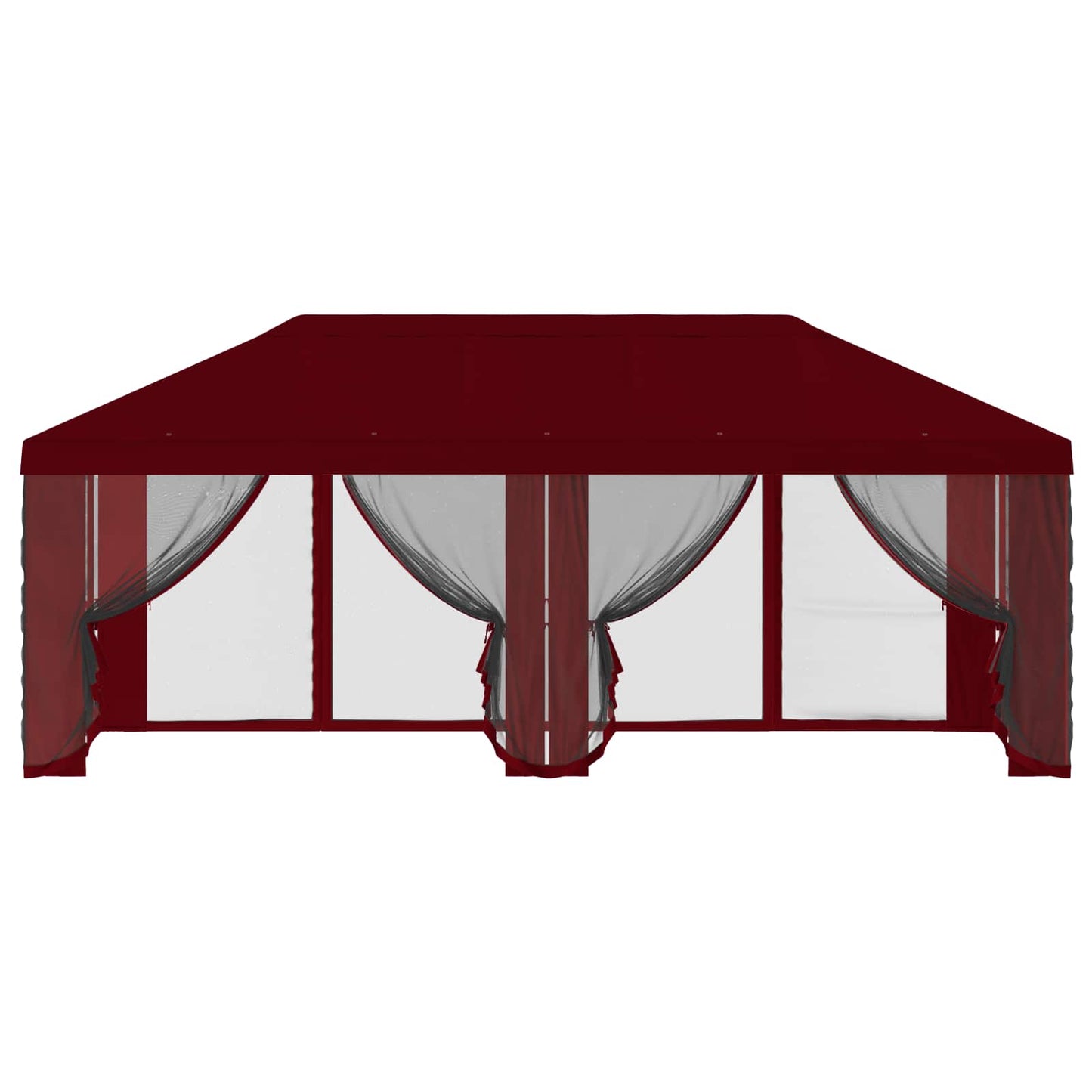vidaXL Gazebo Cover with Sidewalls Burgundy 600.5 x 300.5 cm Polyester