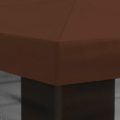 vidaXL Gazebo Cover with Sidewalls Brown 600.5 x 300.5 cm Polyester