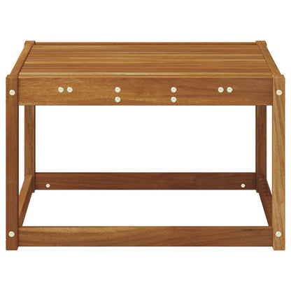 vidaXL Outdoor Table Solid Acacia Wood Natural 59 x 59 x 37 cm