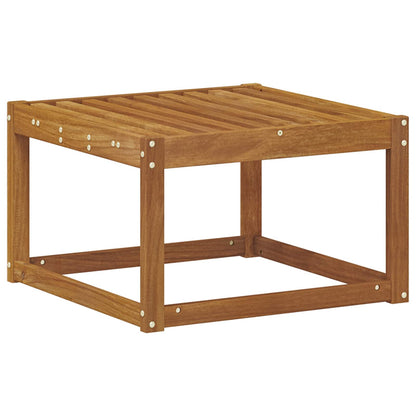 vidaXL Outdoor Footstool Solid Acacia Wood Natural 59 x 59 x 37 cm
