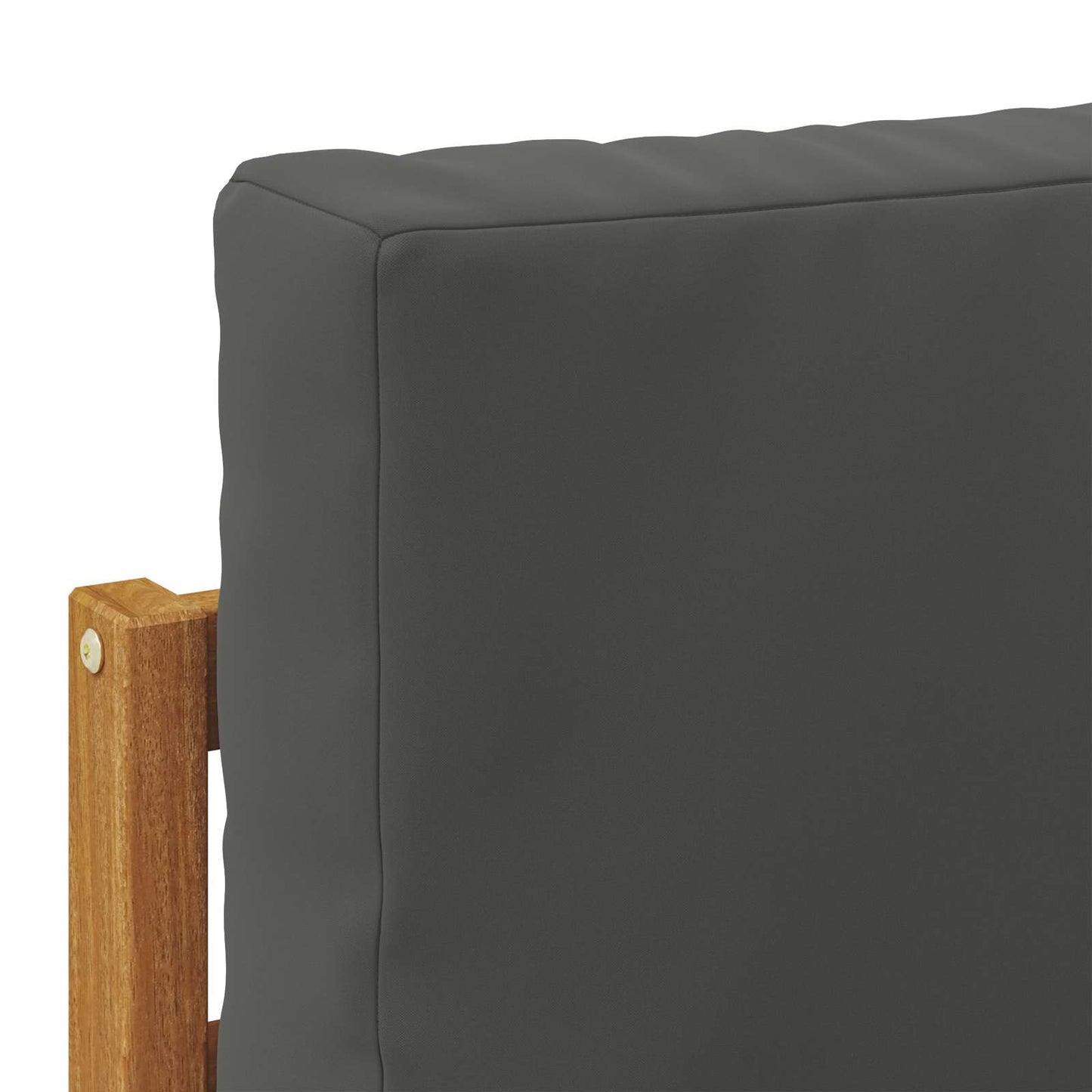 vidaXL Outdoor Middle and Corner Sofa 2 Piece Natural and Anthracite