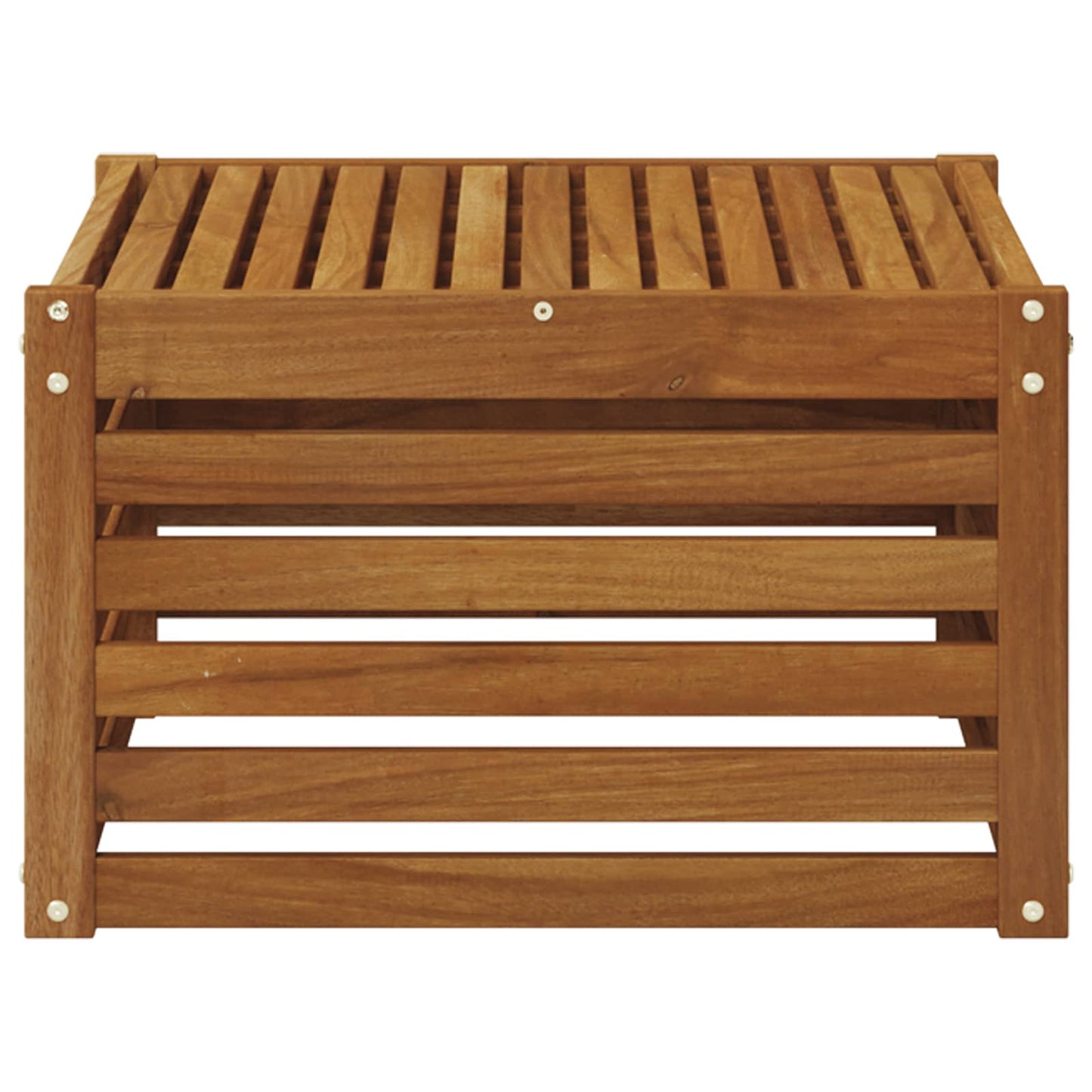 vidaXL Outdoor Table Solid Acacia Wood Natural 59 x 59 x 37 cm
