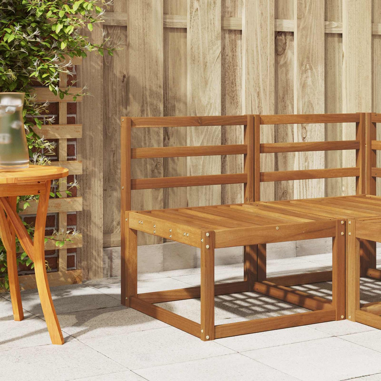 vidaXL Backrest Brown 59 x 4 x 73 cm Engineered Wood