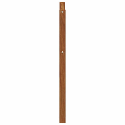 vidaXL Armrest 2 pcs Natural 59 x 4 x 73 cm Solid Acacia Wood