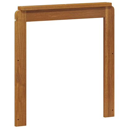 vidaXL Armrests 2 pcs Brown 59 x 6 x 61 cm Engineered Wood