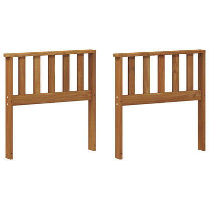 vidaXL Armrests 2 pcs Brown 60 x 6 x 61 cm Engineered Wood
