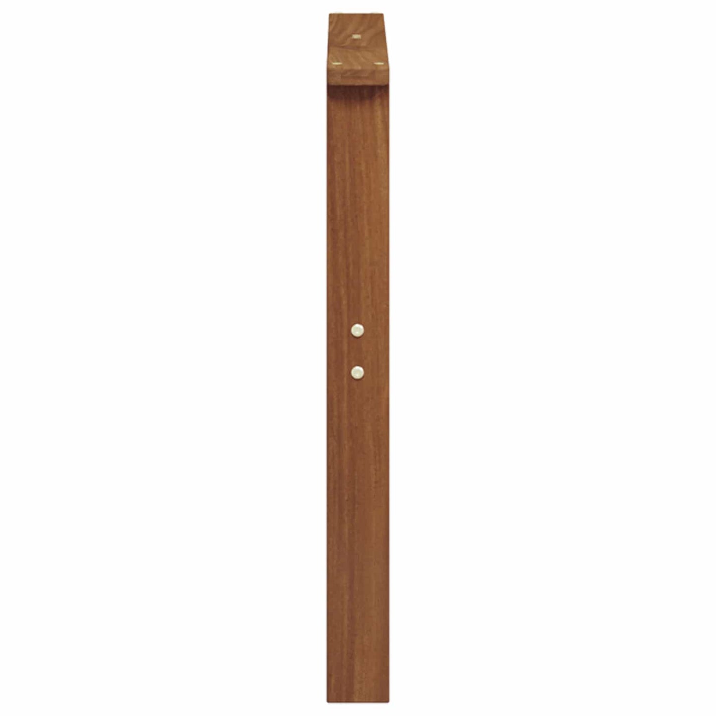 vidaXL Armrests 2 pcs Brown 60 x 6 x 61 cm Engineered Wood