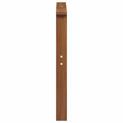 vidaXL Armrests 2 pcs Brown 60 x 6 x 61 cm Engineered Wood