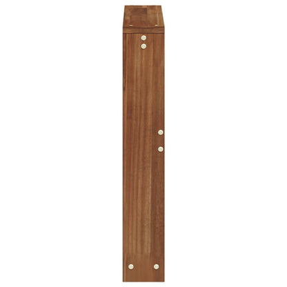 vidaXL Armrest 2 pcs Natural 58.5 x 10 x 61 cm Solid Acacia Wood