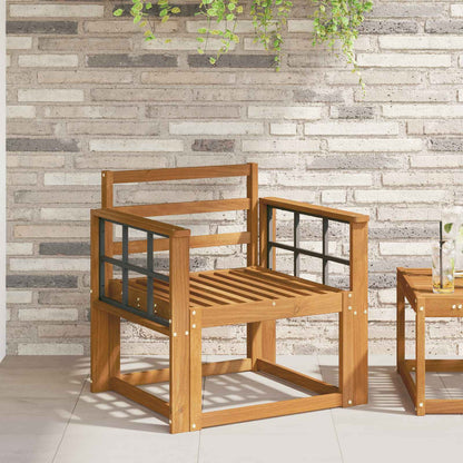 vidaXL Armrest 2 pcs Natural 60 x 6 x 61 cm Solid Acacia Wood