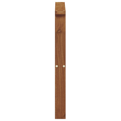 vidaXL Armrest 2 pcs Natural 60 x 6 x 61 cm Solid Acacia Wood