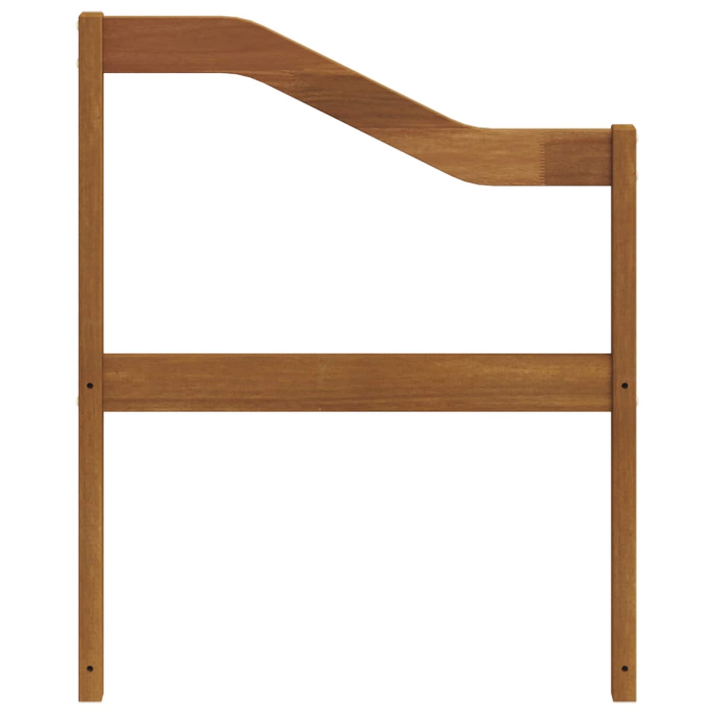 vidaXL Armrest 2 pcs Natural 59 x 4 x 73 cm Solid Acacia Wood