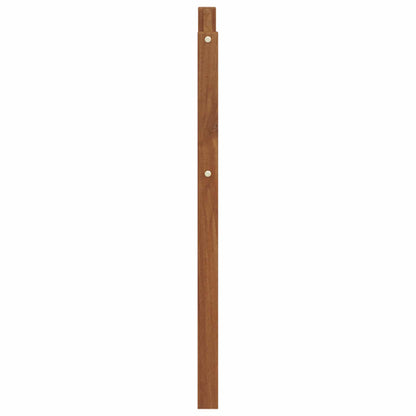 vidaXL Armrests 2 pcs Brown 59 x 4 x 73 cm Engineered Wood
