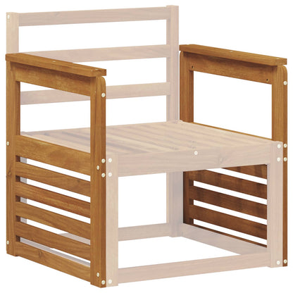 vidaXL Armrests 2 pcs Brown 59 x 6 x 61 cm Engineered Wood