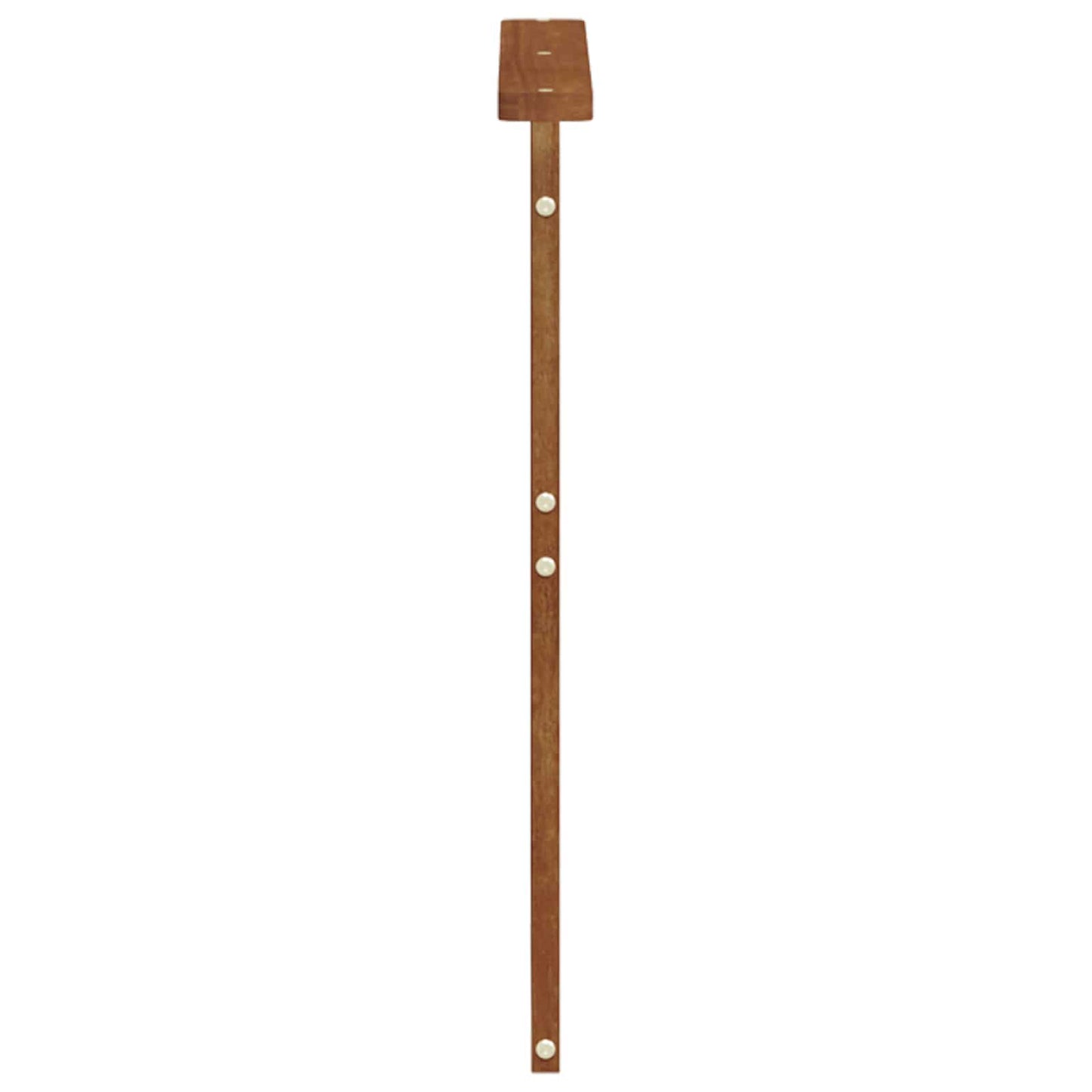 vidaXL Armrests 2 pcs Brown 59 x 6 x 61 cm Engineered Wood