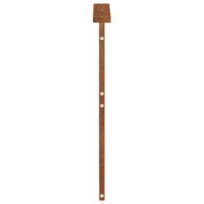 vidaXL Armrests 2 pcs Brown 59 x 6 x 61 cm Engineered Wood