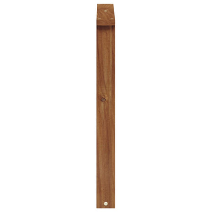 vidaXL Armrests 2 pcs Brown 60 x 6 x 61 cm Engineered Wood