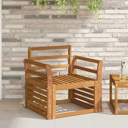 vidaXL Armrest 2 pcs Natural 58.5 x 8 x 60 cm Solid Acacia Wood