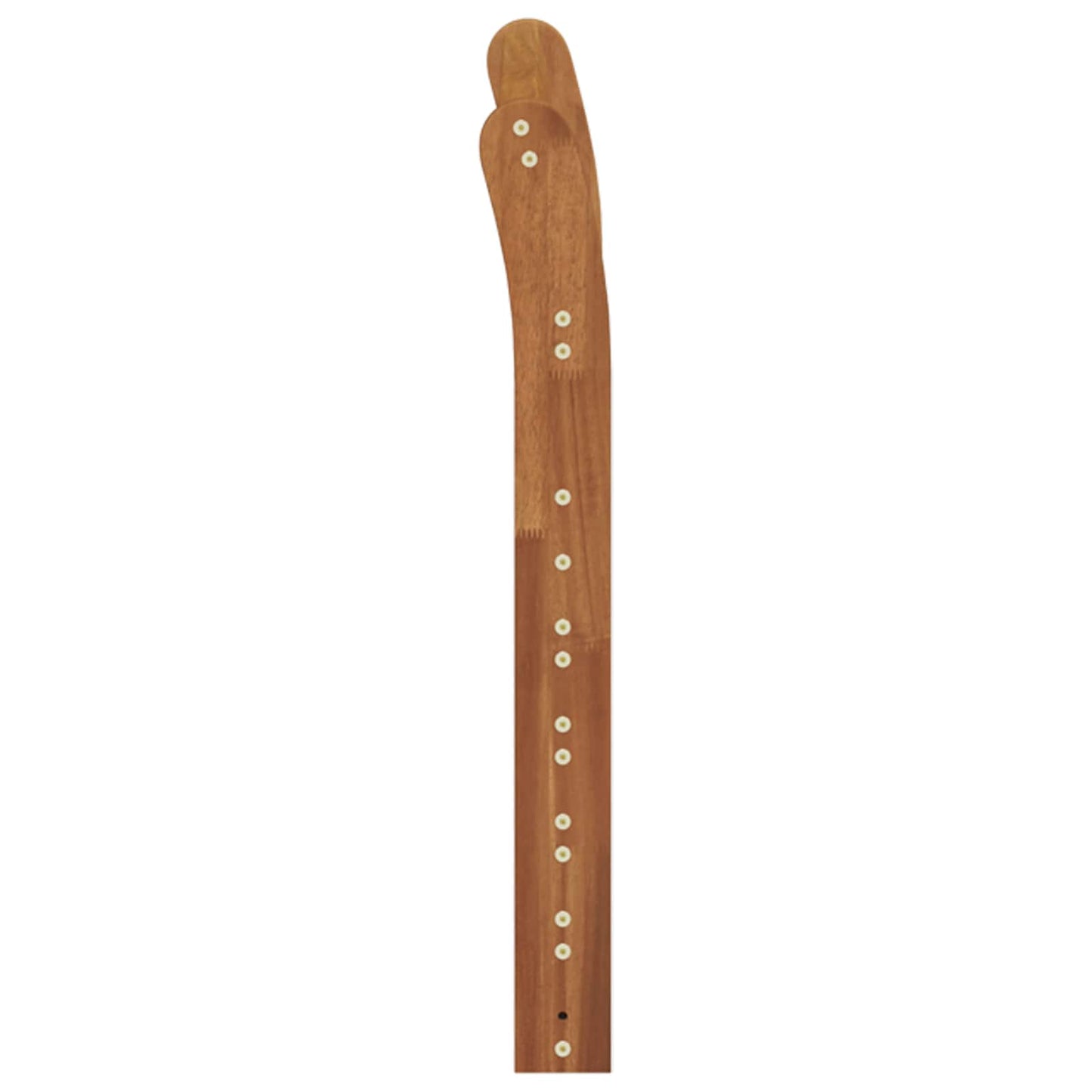 vidaXL Armrest 2 pcs Natural 58.5 x 8 x 60 cm Solid Acacia Wood