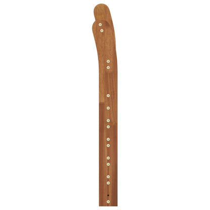 vidaXL Armrest 2 pcs Natural 58.5 x 8 x 60 cm Solid Acacia Wood