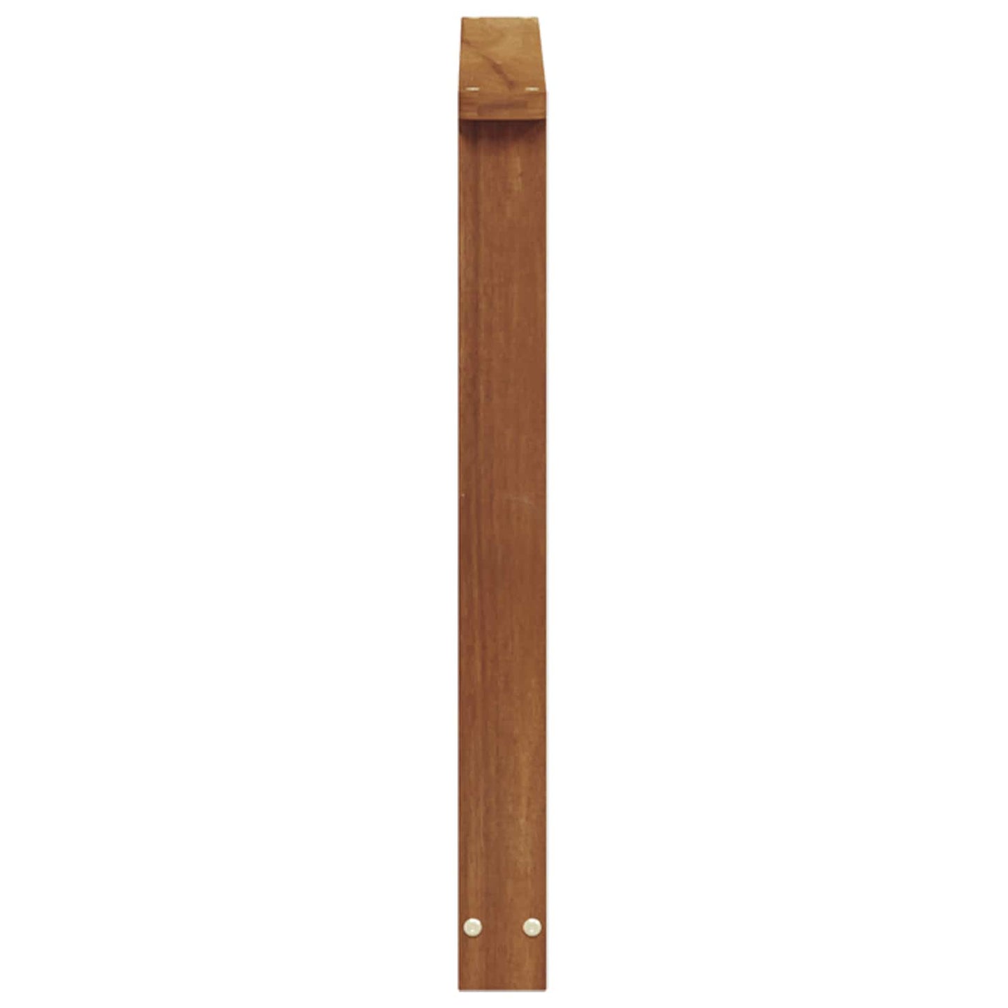 vidaXL Armrest 2 pcs Natural 60 x 6 x 61 cm Solid Acacia Wood