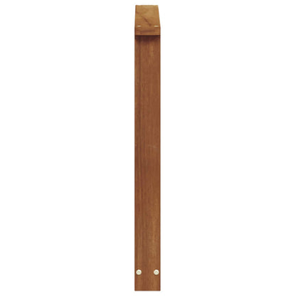 vidaXL Armrest 2 pcs Natural 60 x 6 x 61 cm Solid Acacia Wood