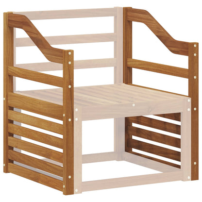 vidaXL Armrests 2 pcs Brown 59 x 4 x 73 cm Engineered Wood