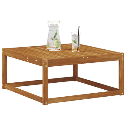 vidaXL Outdoor Table Natural 79 x 79 x 37 cm
