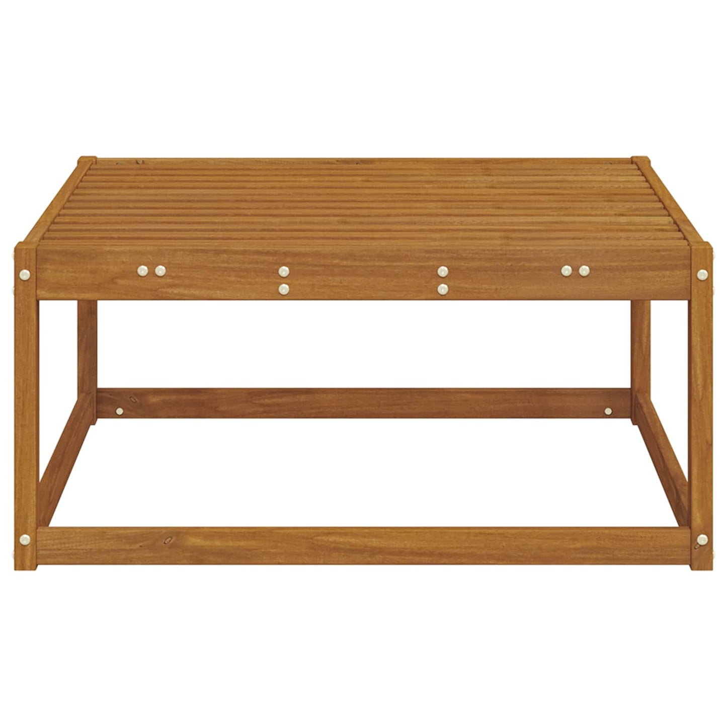 vidaXL Outdoor Footstool Natural 79 x 79 x 37 cm