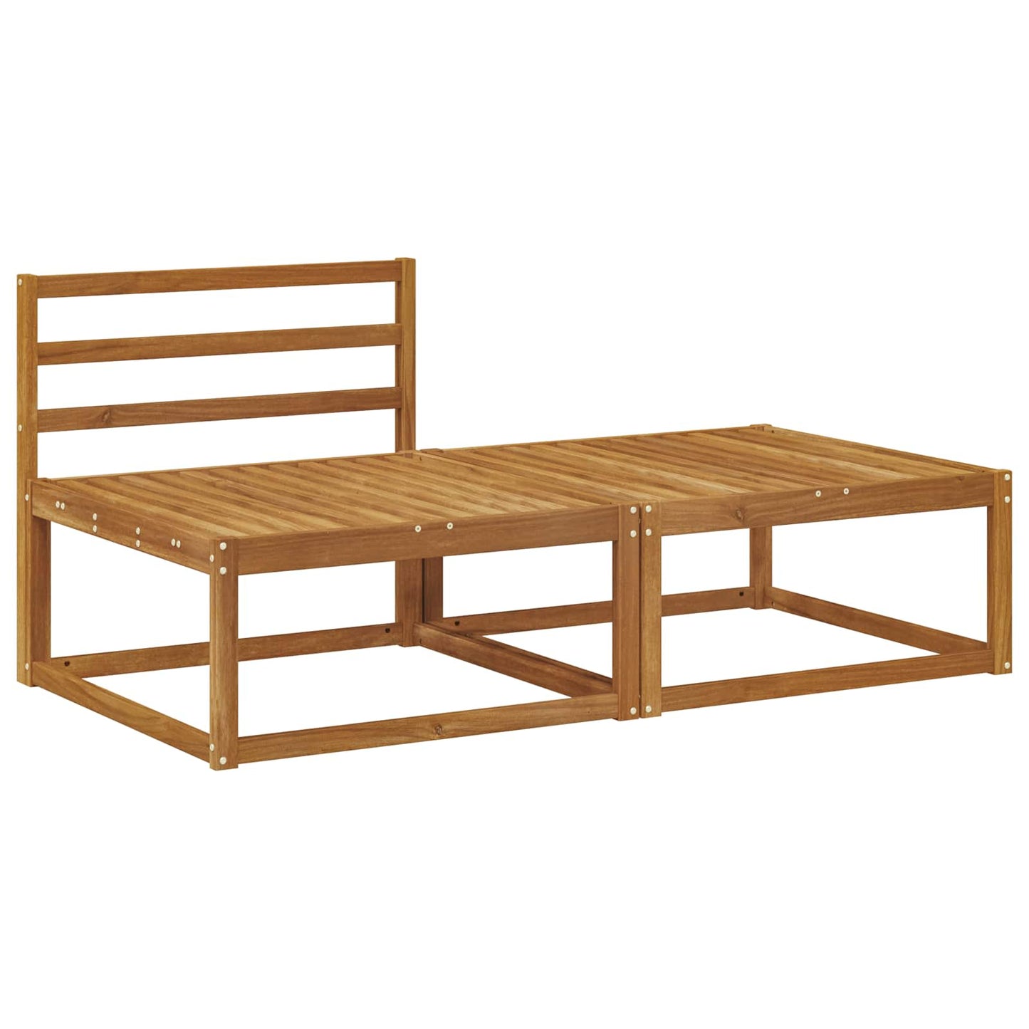 vidaXL Sectional Sofa Units 2 Piece Natural