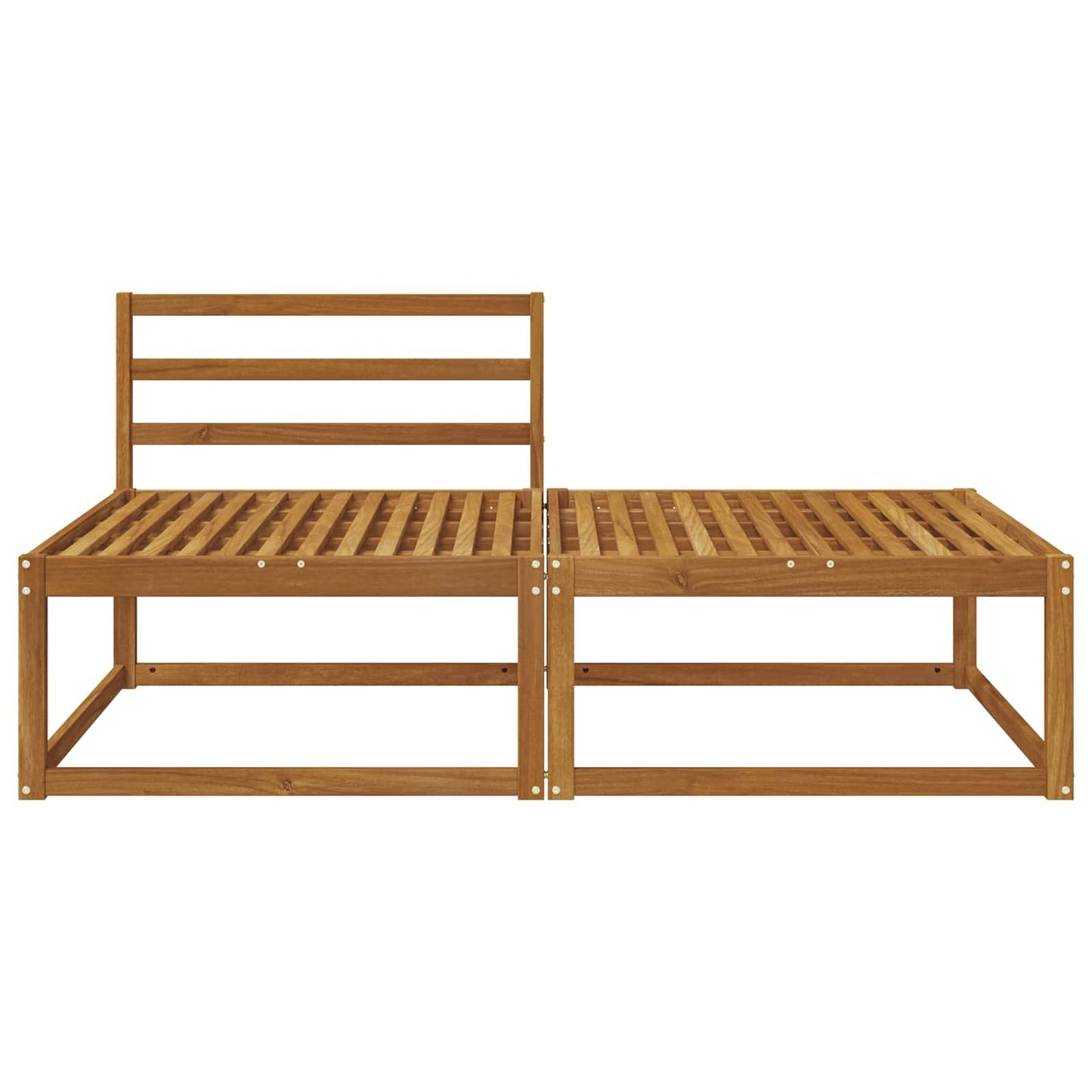 vidaXL Sectional Sofa Units 2 Piece Natural