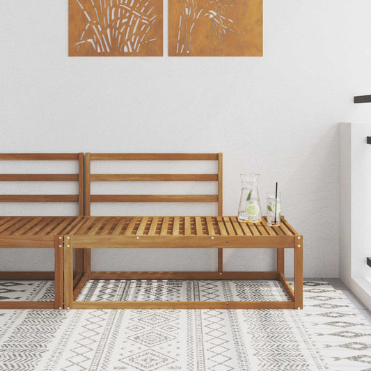 vidaXL Outdoor End sofa Natural 115 x 83 x 73 cm
