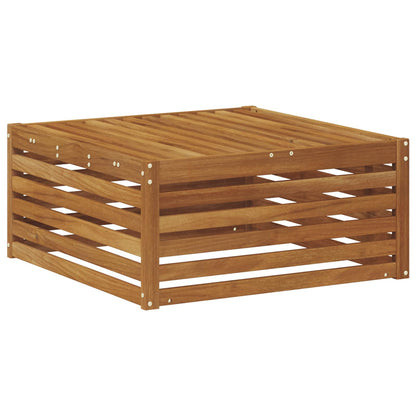 vidaXL Outdoor Footstool Natural 79 x 79 x 37 cm Solid Acacia Wood