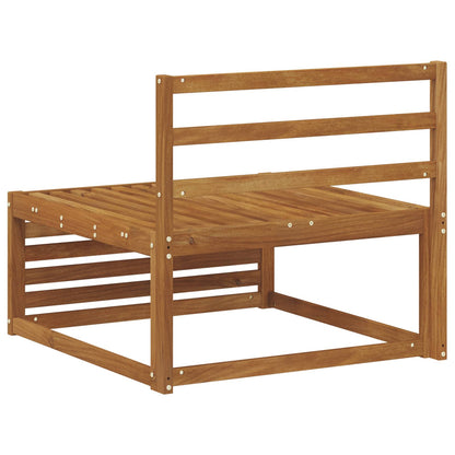 vidaXL Outdoor Middle Sofa Solid Acacia Wood Natural 79 x 83 x 73 cm