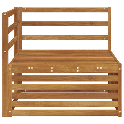 vidaXL Outdoor Corner sofa Solid Acacia Wood Natural 83 x 83 x 73 cm