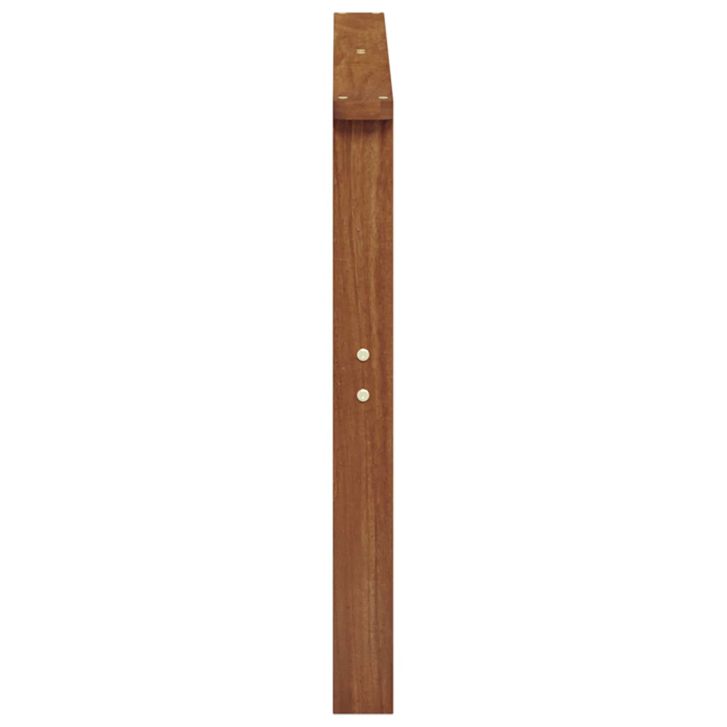 vidaXL Armrest 2 pcs Natural 80 x 6 x 61 cm Solid Acacia Wood