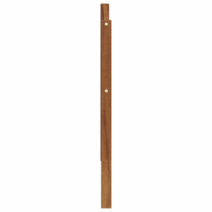 vidaXL Armrest 2 pcs Natural 79 x 4 x 73 cm Solid Acacia Wood