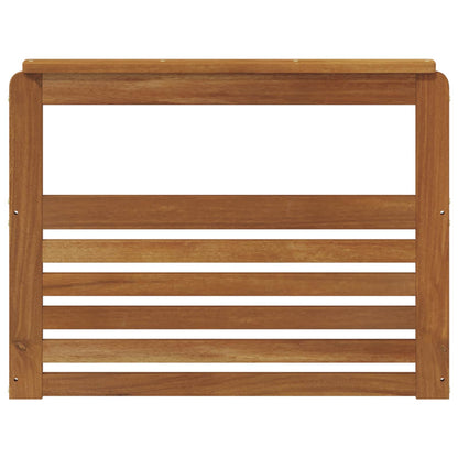 vidaXL Armrest 2 pcs Natural 79 x 6 x 61 cm Solid Acacia Wood