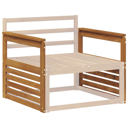 vidaXL Armrest 2 pcs Natural 79 x 6 x 61 cm Solid Acacia Wood