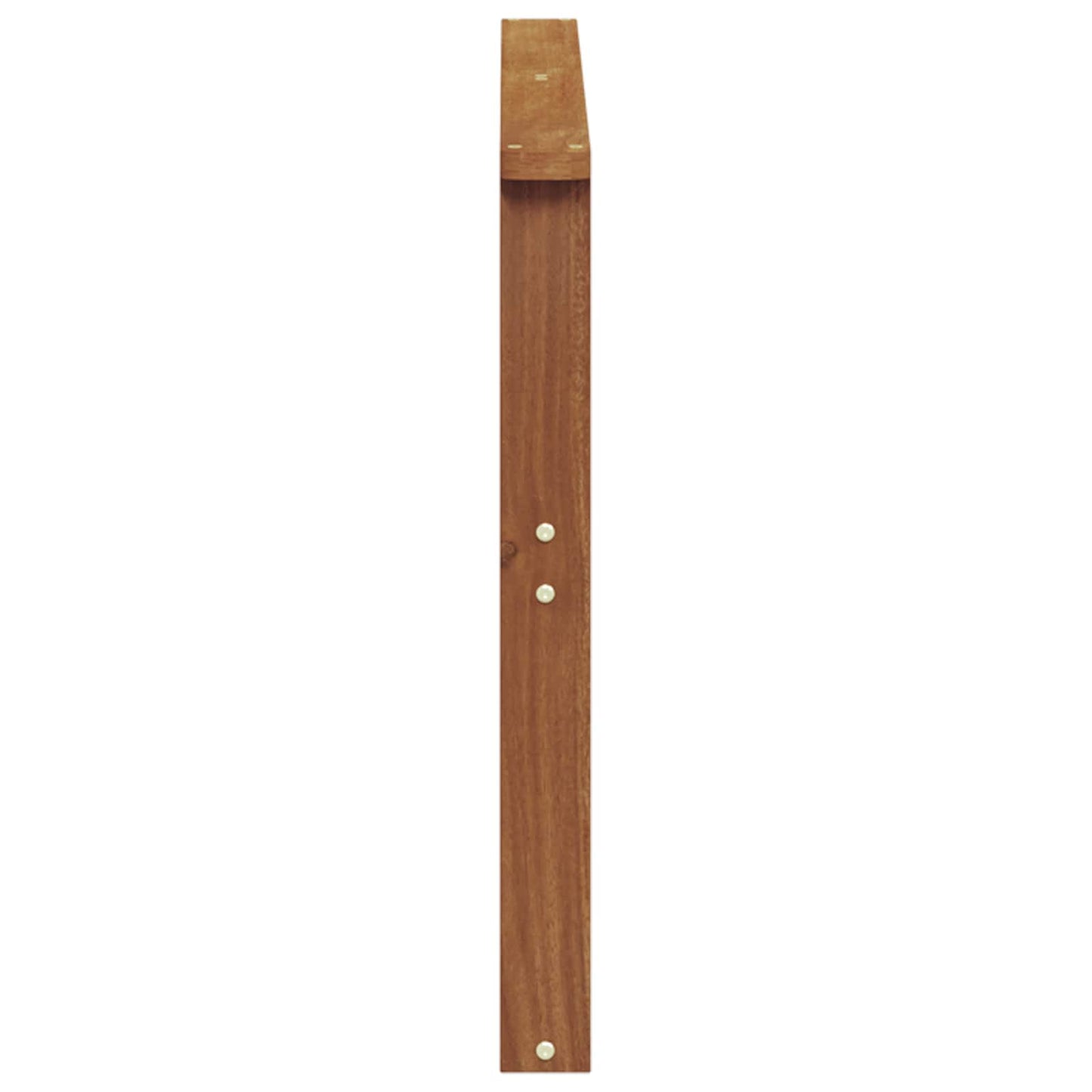 vidaXL Armrest 2 pcs Natural 80 x 6 x 61 cm Solid Acacia Wood