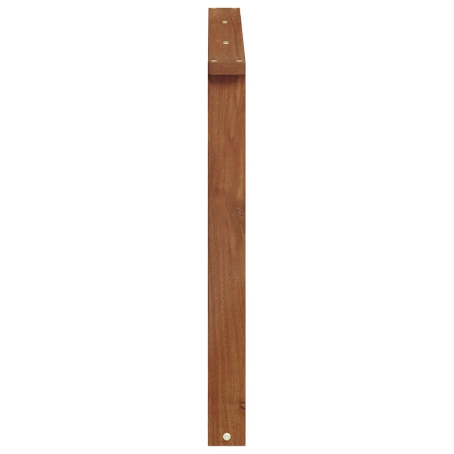 vidaXL Armrest 2 pcs Natural 80 x 6 x 61 cm Solid Acacia Wood