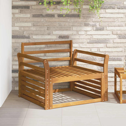 vidaXL Armrest 2 pcs Natural 78.5 x 8 x 60 cm Solid Acacia Wood
