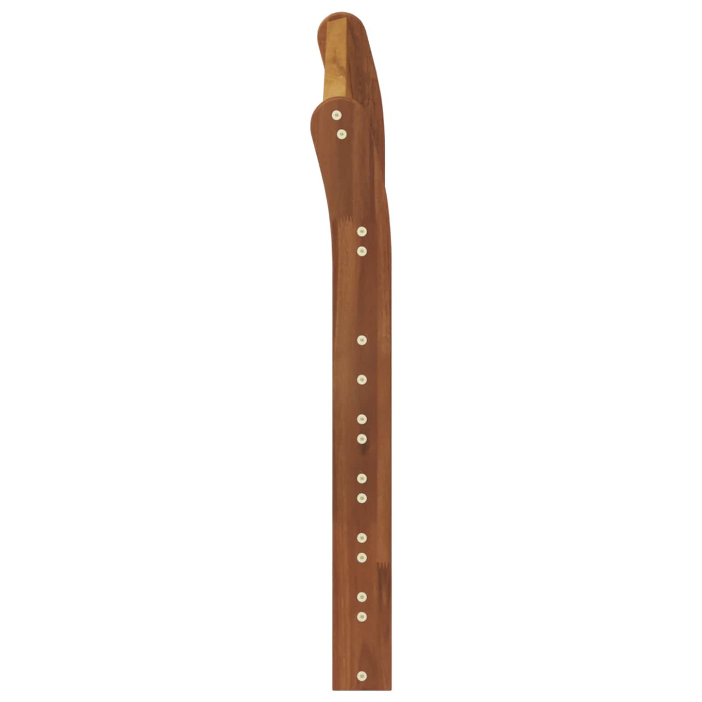 vidaXL Armrest 2 pcs Natural 78.5 x 8 x 60 cm Solid Acacia Wood