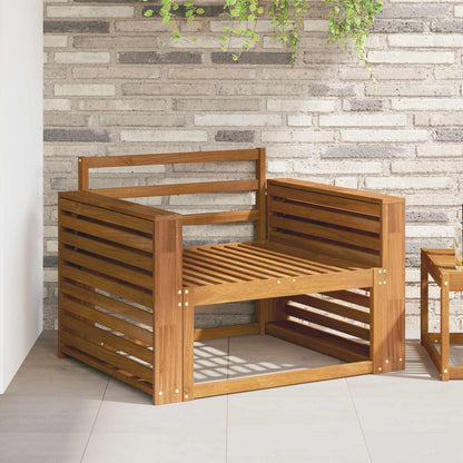 vidaXL Armrest 2 pcs Natural 78.5 x 10 x 61 cm Solid Acacia Wood