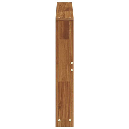 vidaXL Armrest 2 pcs Natural 78.5 x 10 x 61 cm Solid Acacia Wood