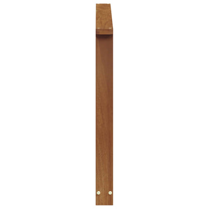 vidaXL Armrest 2 pcs Natural 80 x 6 x 61 cm Solid Acacia Wood