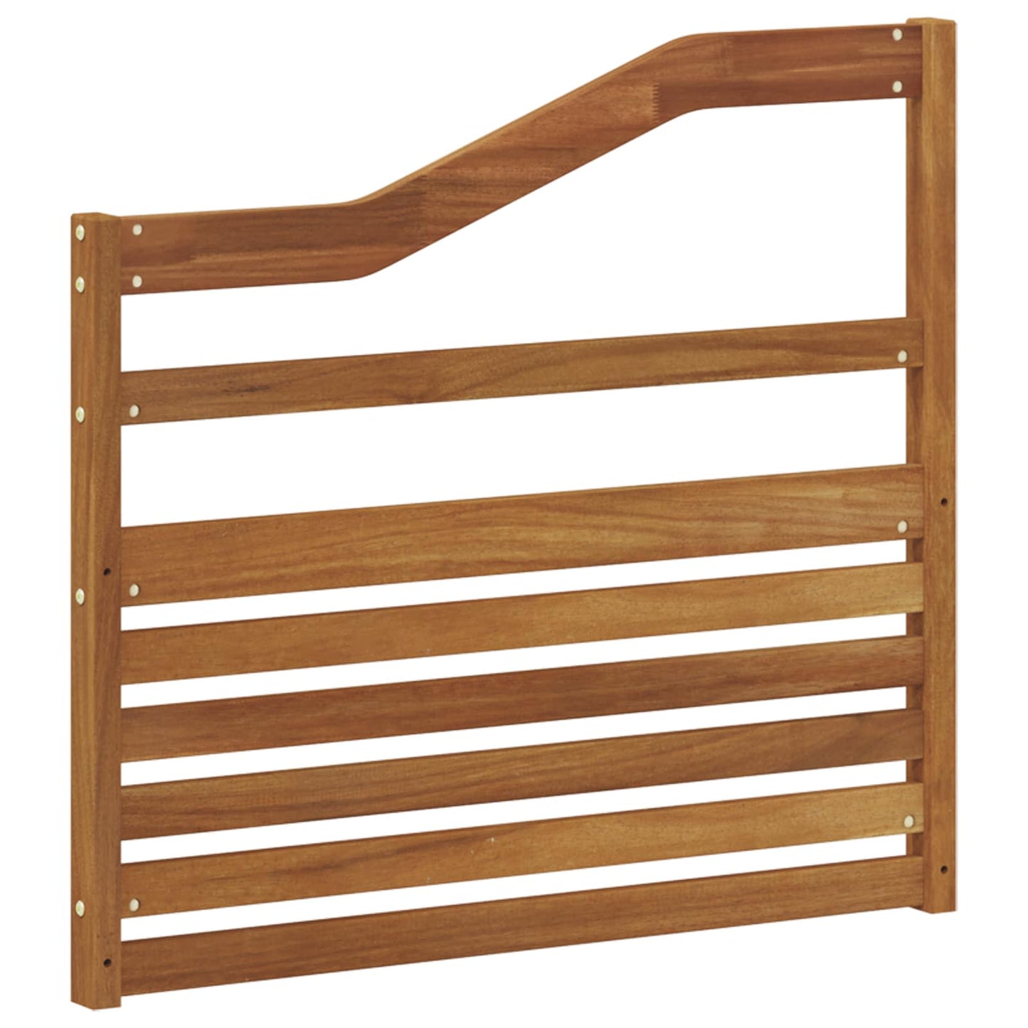 vidaXL Armrests 2 pcs Brown 79 x 4 x 73 cm Engineered Wood
