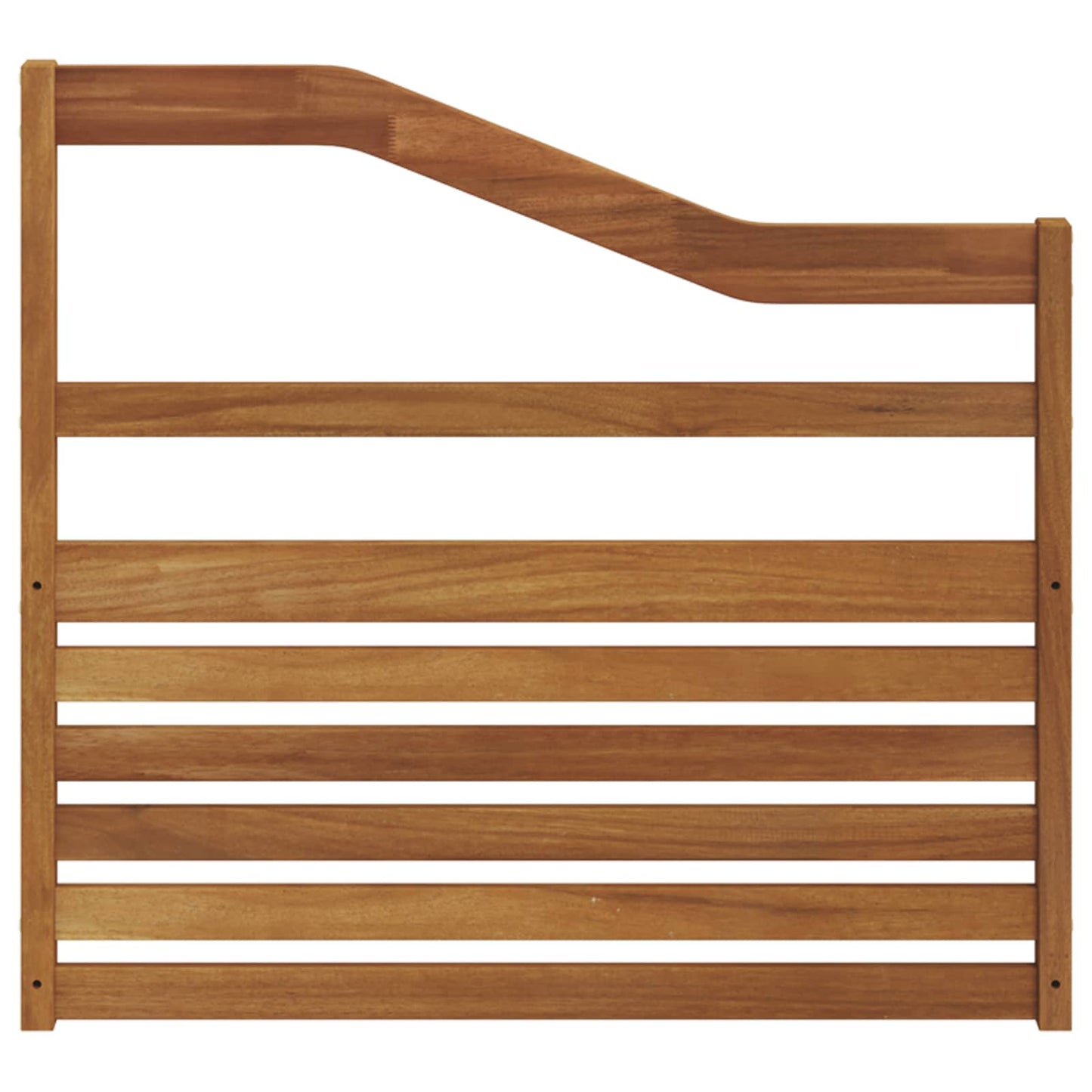 vidaXL Armrests 2 pcs Brown 79 x 4 x 73 cm Engineered Wood